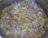 簡単スピーディー☆白菜のひき肉煮込み作り方5写真