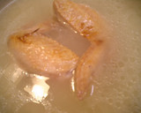 5分で♪博多風[白濁]☃～❤ 鶏の水炊き❤ 時短料理♪♬作り方3写真