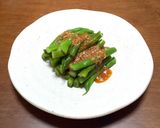 旨い！インゲンの棒々鶏ソースがけ！作り方4写真