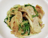 水菜と豚肉ですき焼き風☆お弁当のおかず♪作り方6写真