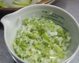 レンジで♡豚バラと豆苗ネギの重ね蒸し♪作り方2写真
