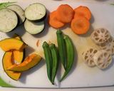 夏野菜を使った＊本格スープカレー作り方5写真