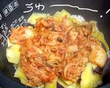 ピリカラがキムチ良ィー♪さつま芋御飯。作り方5写真