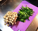 ししとうとしめじの炒め常備菜作り方1写真
