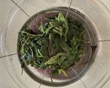 残った赤紫蘇で佃煮 お玉で簡単計量作り方1写真
