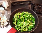 ししとうとしめじの炒め常備菜作り方2写真