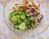 やみつき！胡瓜・しめじ・竹輪の酢の物♪作り方4写真