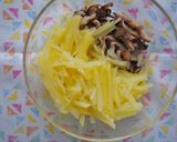 レンジ調理!じゃが芋・椎茸胡麻マヨサラダ作り方3写真