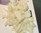 たっぷりタマネギと鶏肉のバター醤油炒め作り方2写真