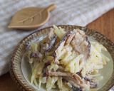 レンジ調理!じゃが芋・椎茸胡麻マヨサラダ作り方5写真
