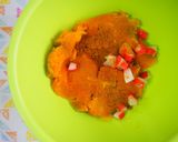 南瓜・カニカマのカレー粉マヨ和え♪作り方3写真