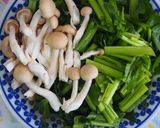 レンチンほうれん草・しめじの鰹煮浸し♪作り方2写真