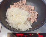 子供も大好き！豚細切れ肉で作る麻婆豆腐丼作り方3写真