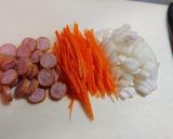 チーズ風味の洋風雑炊作り方1写真