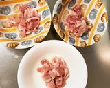 全てレンジはちみつ酢味噌味豚平焼き風作り方7写真