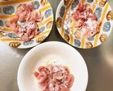 全てレンジはちみつ酢味噌味豚平焼き風作り方8写真