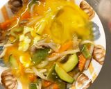 全てレンジはちみつ酢味噌味豚平焼き風作り方15写真