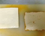 味噌とチーズを挟んだ厚揚げの燻製作り方3写真