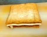 味噌とチーズを挟んだ厚揚げの燻製作り方4写真
