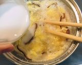 玉ねぎと卵と椎茸の中華とろみスープ作り方4写真