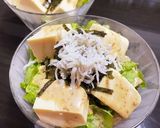 釜揚げしらすのせ♡豆腐サラダ♡作り方1写真