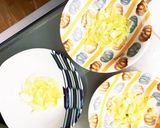 豆腐バーグ入玉ねぎ甘酢味豚こま乗ドーム蒸作り方7写真