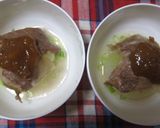 玉葱まんじゅう、ゆず味噌と芥子酢みそ 味作り方7写真