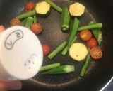 デミハンバーグメインの夕飯メニュー作り方5写真
