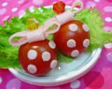 キャラ弁☆プチトマトDEプレゼント作り方3写真