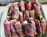 なす豚巻きの照り焼き作り方5写真