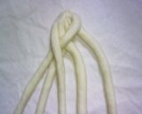 パンでクリスマスリース作り方8写真