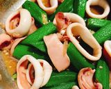 あっという間！オクラとスルメイカの炒め煮作り方10写真