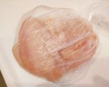 簡単！鶏ハムと夏野菜の中華風胡麻ドレ和え作り方2写真