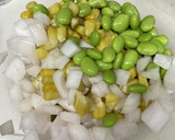 枝豆ととうもろこしのかき揚げ作り方1写真