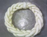 パンでクリスマスリース作り方12写真