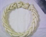 パンでクリスマスリース作り方10写真