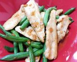 豚トロとアスパラのレモン醤油炒め作り方5写真