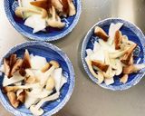 根菜てりてりチキン丼炒め味温野菜サラダ作り方10写真