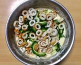 超簡単☆激うま！にがうりと竹輪のかき揚げ作り方3写真