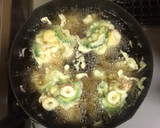 超簡単☆激うま！にがうりと竹輪のかき揚げ作り方4写真