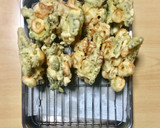 超簡単☆激うま！にがうりと竹輪のかき揚げ作り方5写真