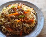 mレンジで絶品☆醤油焼きそば作り方5写真