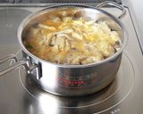 簡単美味しい!【卵とじインゲンの煮浸し】作り方3写真