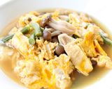 簡単美味しい!【卵とじインゲンの煮浸し】作り方4写真