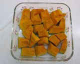 大豆ミートでかぼちゃのそぼろあんかけ作り方1写真