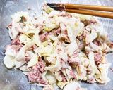 かんたん、キャベツとコンビーフのサラダ作り方2写真