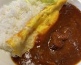 時短、簡単、チーズオムレツカレー作り方3写真