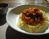 鶏肉＆味噌の和風ミートソース作り方6写真