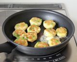 ふわふわ〜【エビ枝豆のはんぺん焼き】作り方6写真