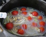 あさり缶とミニトマトの春雨スープ作り方3写真
